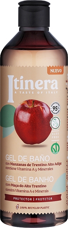Гель для душа с яблоком из Трентино - Itinera Apple From Trentino Body Wash — фото N1