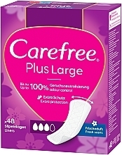 Щоденні гігієнічні прокладки, 48 шт - Carefree Plus Large Fresh Scent — фото N11