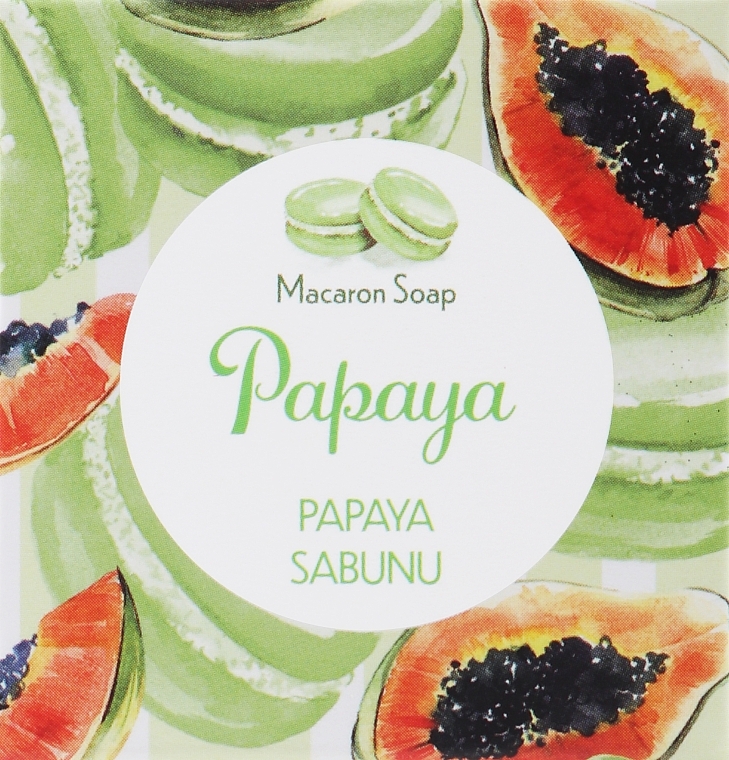 Мыло-макарон "Папайя" - Thalia Papaya Macaron Soap — фото N1