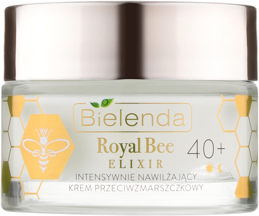 Зволожувальний крем проти зморщок - Bielenda Royal Bee Elixir 40+ Anti-Wrinkle Moisturizing Cream