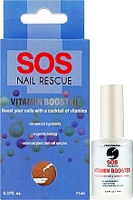 Вітамінний коктейль для нігтів - SOS Nail Rescue Vitamin Booster — фото N2