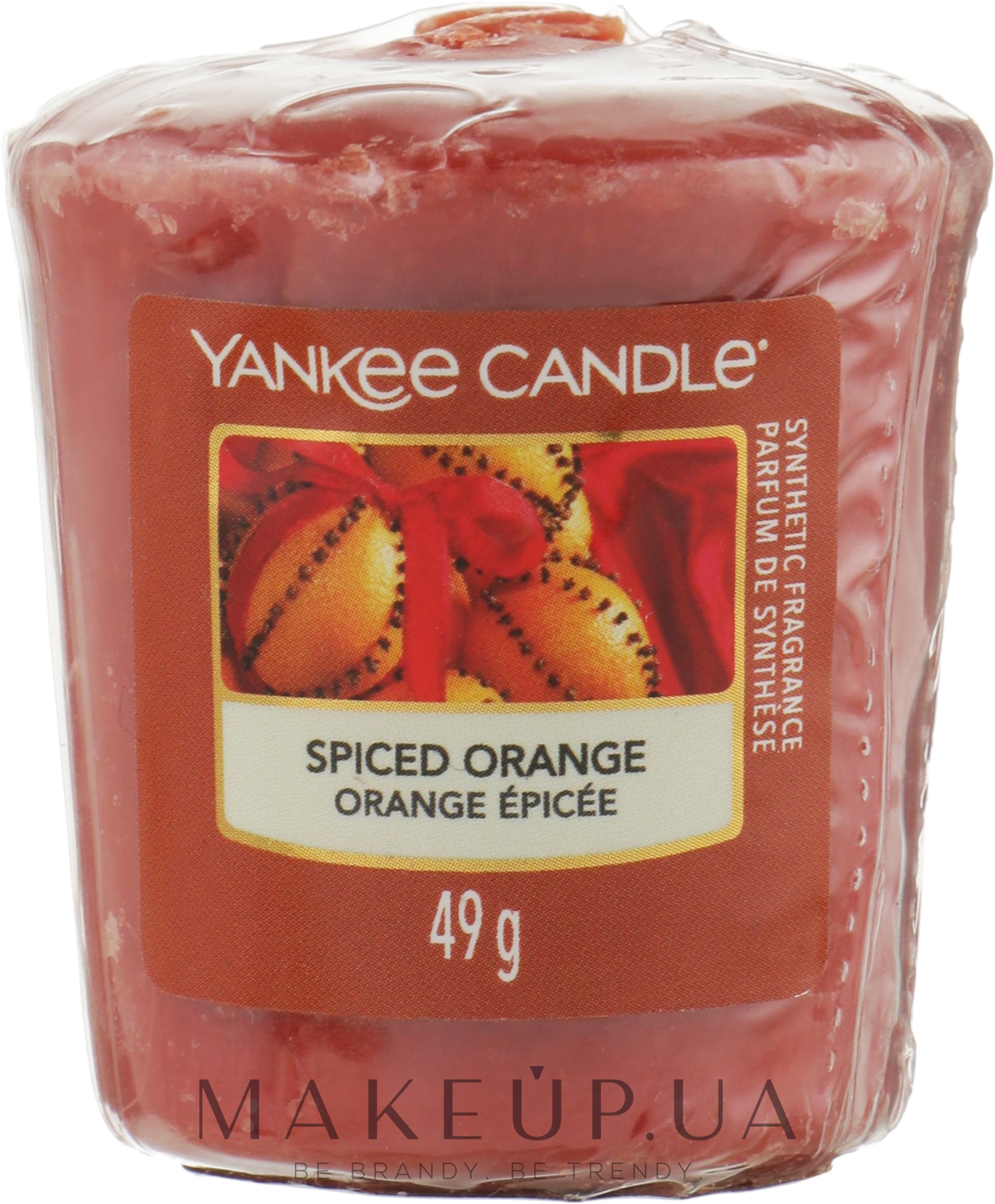 Ароматична свічка - Yankee Candle Scented Votive Spiced Orange — фото 49g