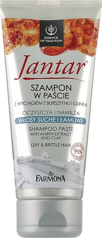 Шампунь-паста с экстрактом янтаря и глиной - Farmona Jantar Shampoo — фото N1