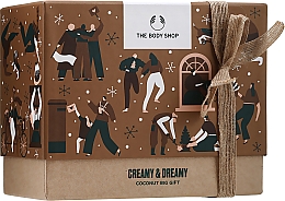 Парфумерія, косметика Набір, 6 продуктів - The Body Shop Creamy & Dreamy Coconut Big Gift Set