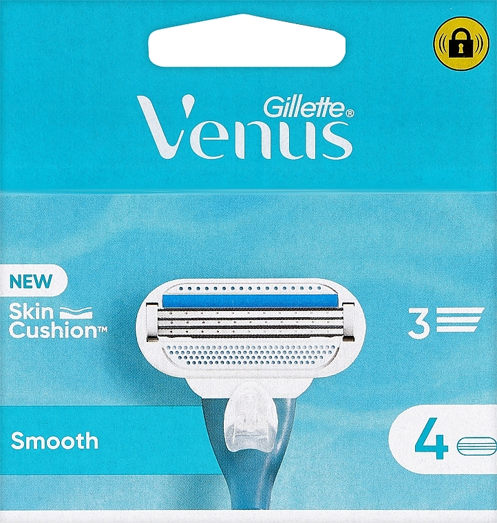 Сменные кассеты для бритья, 4 шт. - Gillette Venus — фото N1