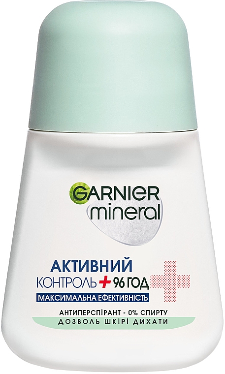 Кульковий дезодорант-антиперспірант для тіла "Активний Контроль +" - Garnier Mineral  — фото N1