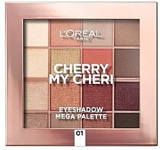 Парфумерія, косметика Палетка тіней для повік - L'Oreal Paris Cherry My Cherie Eyeshadow Palette