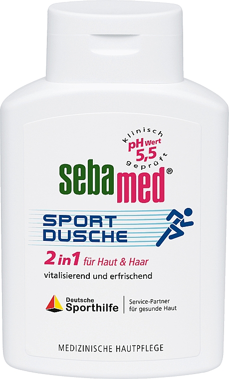 Гель для миття тіла й волосся - Sebamed Sport Shower Gel 2 in 1 For Body And Hair — фото N1