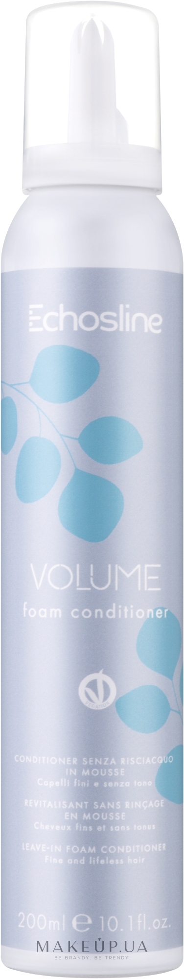 Пінка-кондиціонер для об'єму волосся - Echosline Volume Foam Conditioner — фото 200ml