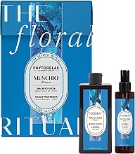 Набор - Phytorelax Laboratories The Floral Ritual White Musk (sh/gel/250ml + b/mist/150ml) — фото N1