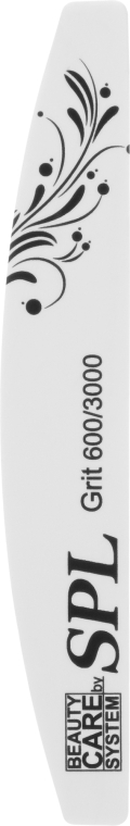 Полировка для ногтей, MB-603, 600/3000, белая - SPL MB-603 — фото N1