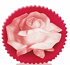 Гліцеринове мило "Троянда", червоно-біле - Bulgarian Rose Soap — фото N1