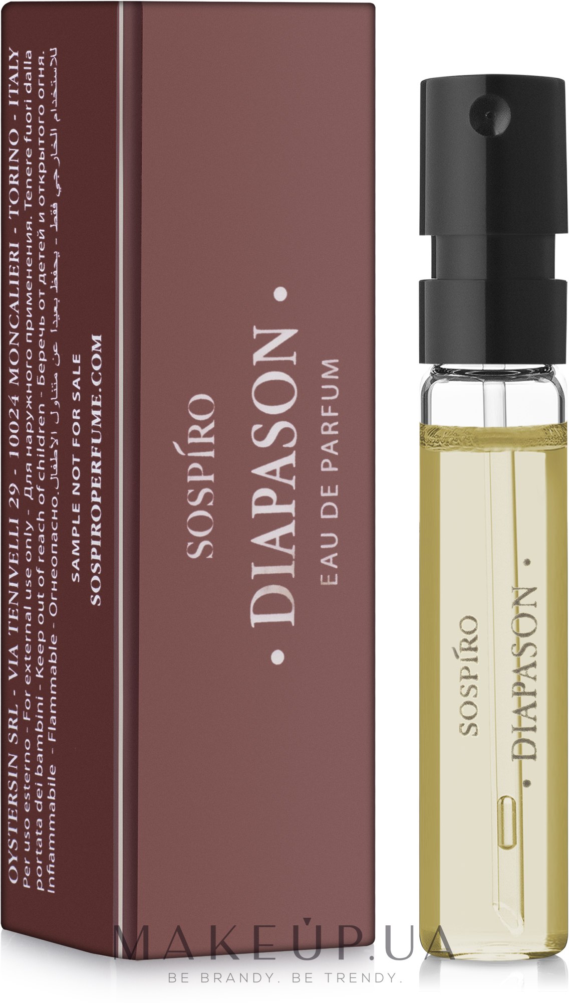 Sospiro Perfumes Diapason - Парфюмированная вода (пробник) — фото 2ml