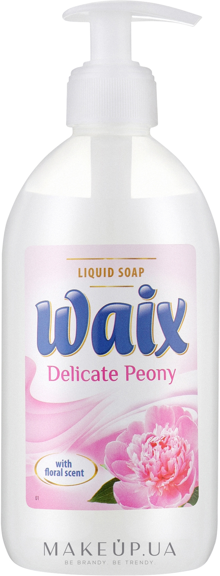Жидкое мыло "Нежный пион" - Waix Liquid Soap Delicate Peony — фото 500ml