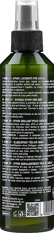 Спрей для волосся - Dikson Every Green Shine Up Shinning Spray — фото N2