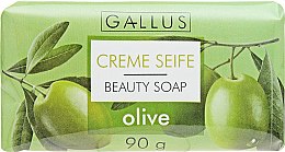 Косметичне мило "Олива" - Gallus Beauty Soap — фото N1