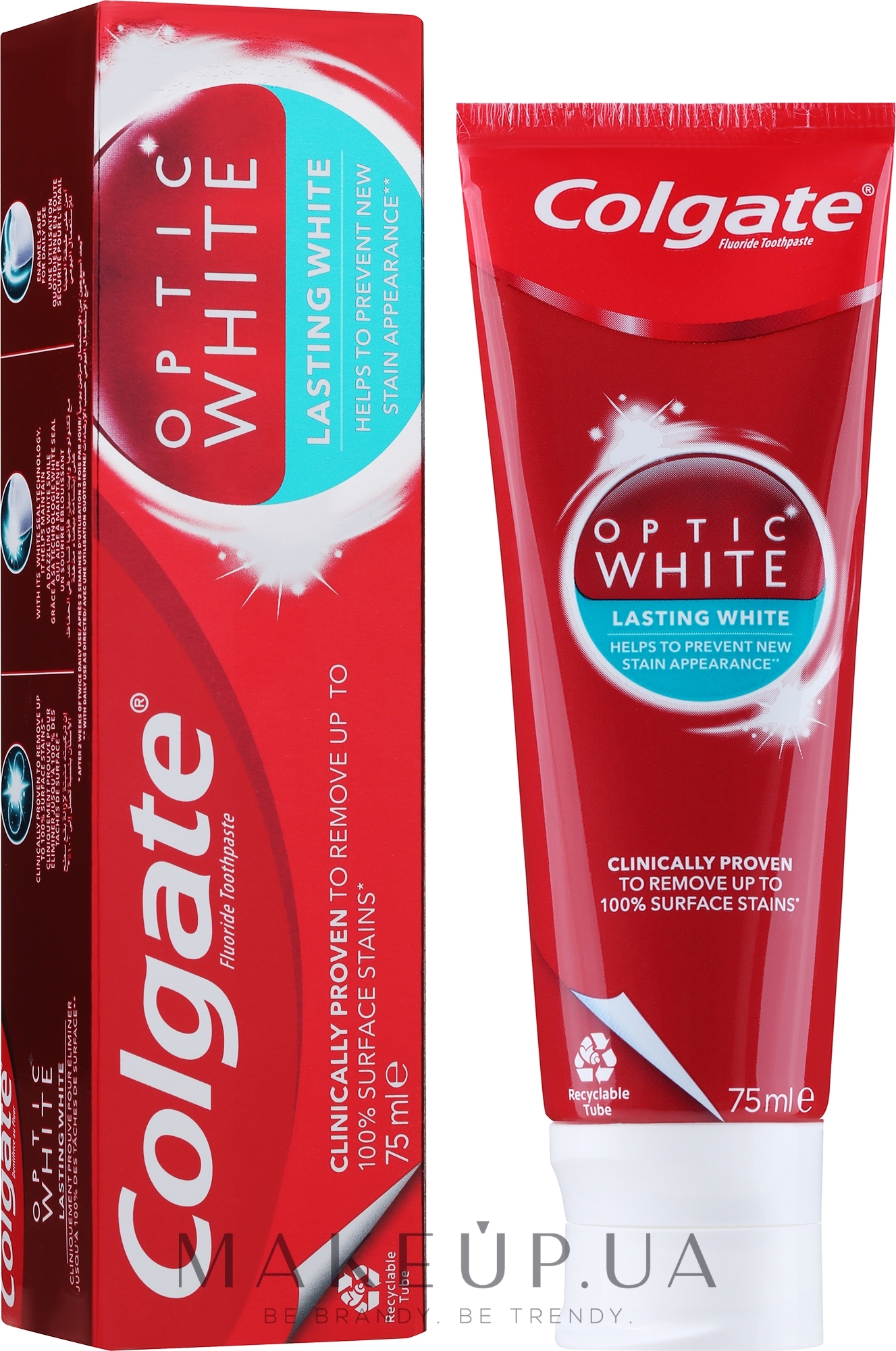 Зубная паста - Colgate Optic White Lasting White Toothpaste — фото 75ml