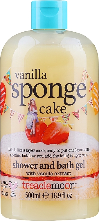 Гель для душа "Ванильный бисквит" - Treaclemoon Vanilla Sponge Cake Shower And Bath Gel — фото N1