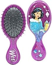 Парфумерія, косметика Щітка для волосся "Жасмин" - Wet Brush Mini Detangler Disney Princess Glitter Ball Jasmine