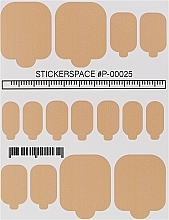 Дизайнерські наклейки для педикюру "Wraps P-00025" - StickersSpace — фото N1