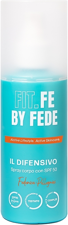 Спрей для тела - Fit.Fe By Fede The Defender Body Spray With SPF50 — фото N1