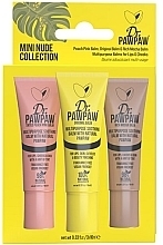 Набор - Dr. Pawpaw Mini Nude Collection (l/balm/10ml*3) — фото N1