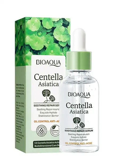 Сыворотка для лица с центеллой азиатской - Bioaqua Centella Asiatica Soothing Repair Serum — фото N1