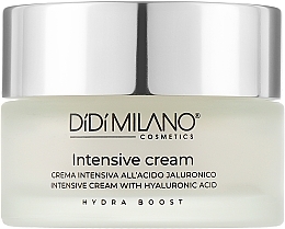 Парфумерія, косметика Інтенсивний крем з гіалуроновою кислотою - Didi Milano Intensive Cream With Hyaluronic Acid