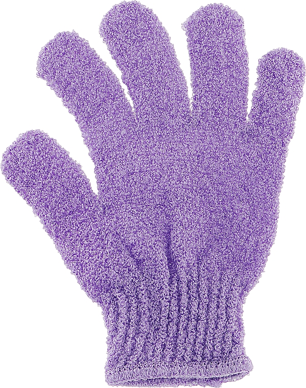 Мочалка-рукавичка "Фіолетова" (5 пальців) - Soap Stories — фото N1