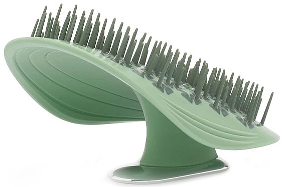 Щетка для волос, зеленый шалфей - Manta Healthy Hair Brush Sage Green — фото N3