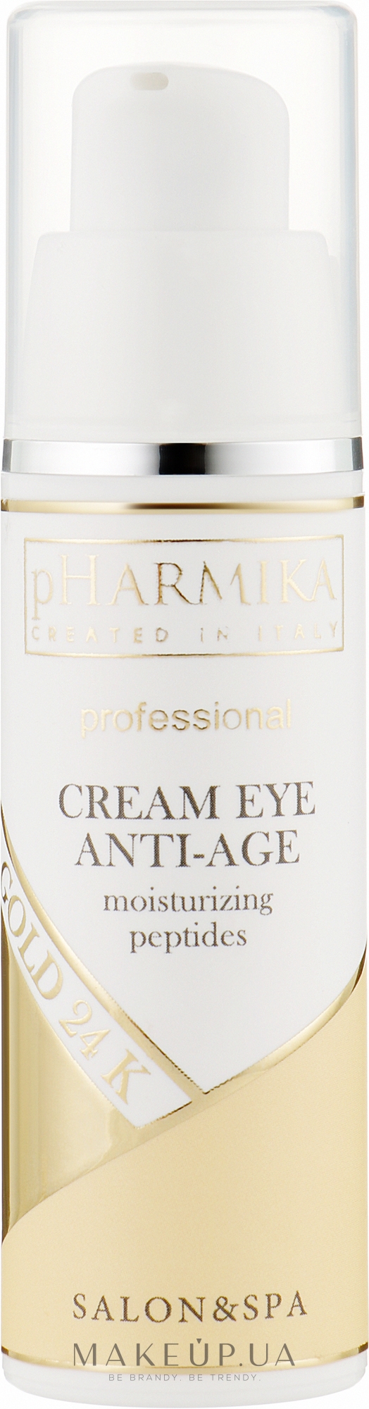 Крем под глаза с пептидами - pHarmika Cream Eye Anti-Age Moisturizing Peptides — фото 30ml