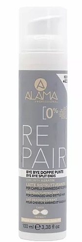 Молочко для пошкодженого волосся - Alama Repair Bye Bye Split Ends — фото N1