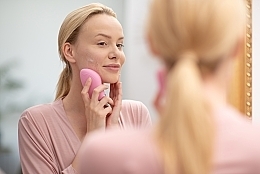 Звуковий масажер для обличчя - Garett Beauty Clean Soft Pink — фото N2