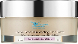 Омолоджувальний денний крем для обличчя - The Organic Pharmacy Double Rose Rejuvenating Face Cream — фото N1
