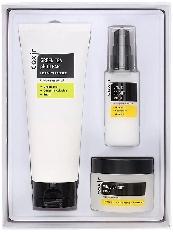 Набор - Coxir Vita C Bright Gift Set (cl/150ml+ser/50ml+cr/50g) — фото N1