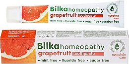 Гомеопатическая зубная паста "Грейпфрут" - Bilka Homeopathy Grapefruit Toothpaste — фото N3