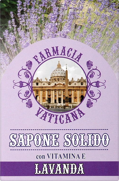 Мыло с запахом лаванды и с витамином Е - Farmacia Vaticana — фото N1