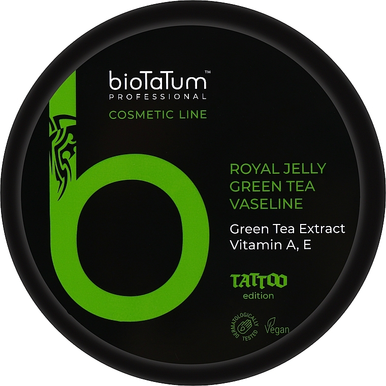 Вазелин "Роял Джели. Зеленый чай" - bioTaTum Professional Royal Jelly Green Tea Vaseline — фото N1