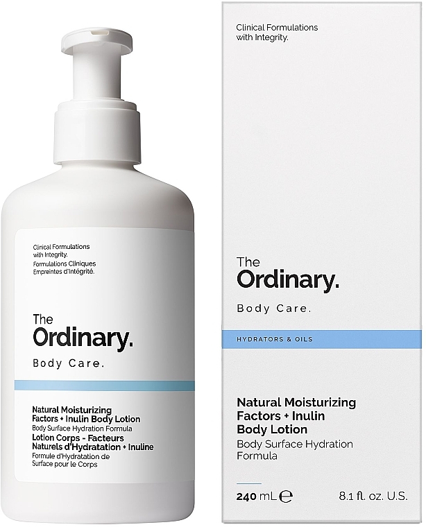 Лосьон для тела для мгновенного и ежедневного увлажнения кожи - The Ordinary Natural Moisturizing Factors + Inulin Body Lotion — фото N1