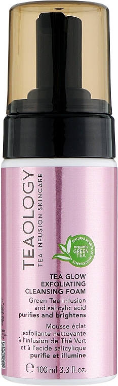 Відлущувальна очищувальна пінка для обличчя - Teaology Tea Glow Exfoliating Cleansing Foam — фото N1