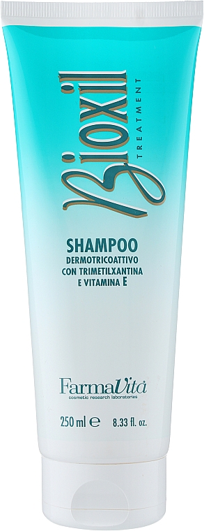 Шампунь против выпадения волос с кофеином - Farmavita Bioxil Shampoo — фото N1