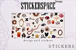Дизайнерські наклейки для нігтів "Magazine" - StickersSpace — фото N1