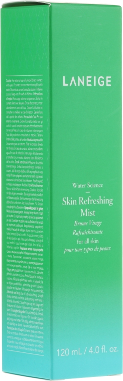 Освежающий спрей для лица - Laneige Water Science Skin Refreshing Mist — фото N1