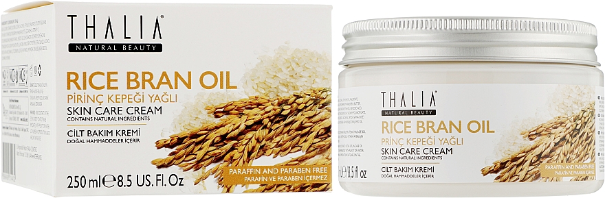 Крем для лица и тела регенерирующий с рисовыми отрубями - Thalia Rice Brain Oil Skin Care Cream — фото N2