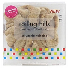 Парфумерія, косметика Резинка для волосся, бежева - Rolling Hills Scrunchie Hair Rings Beige