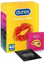 Набор презервативов, 40 шт - Durex Pleasure Mix — фото N1