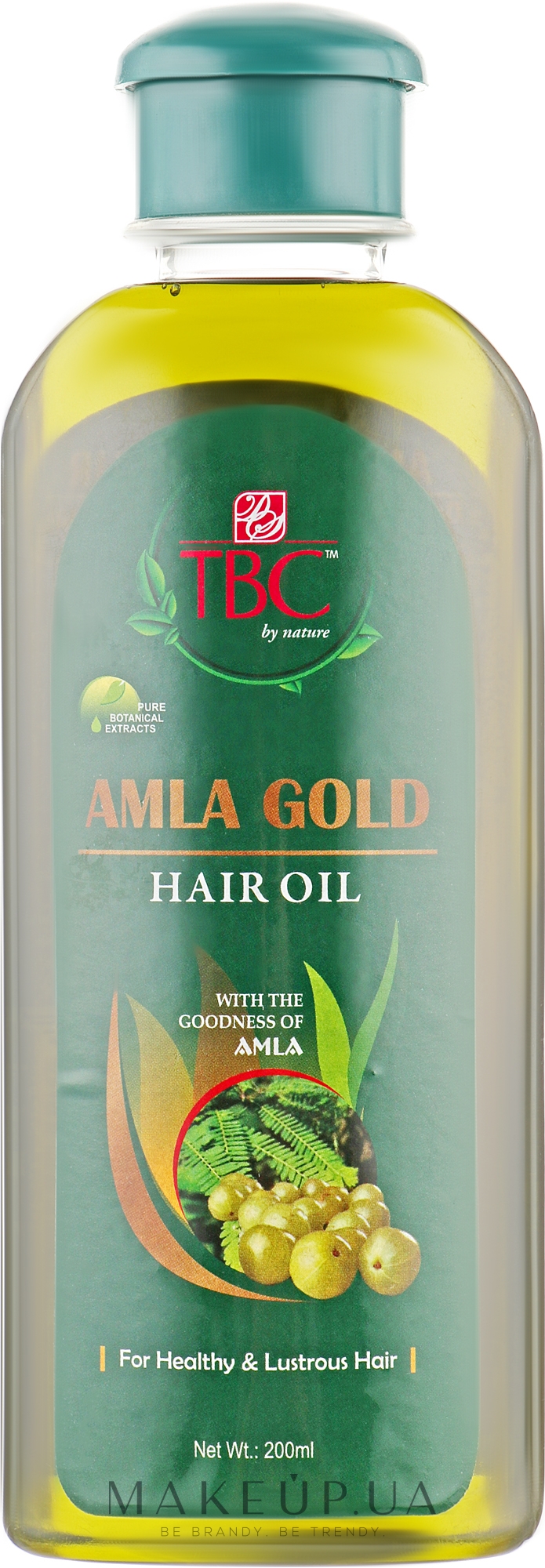 Укрепляющее питательное масло для волос "Золото амлы" - TBC Amla Gold Hair Oil — фото 200ml