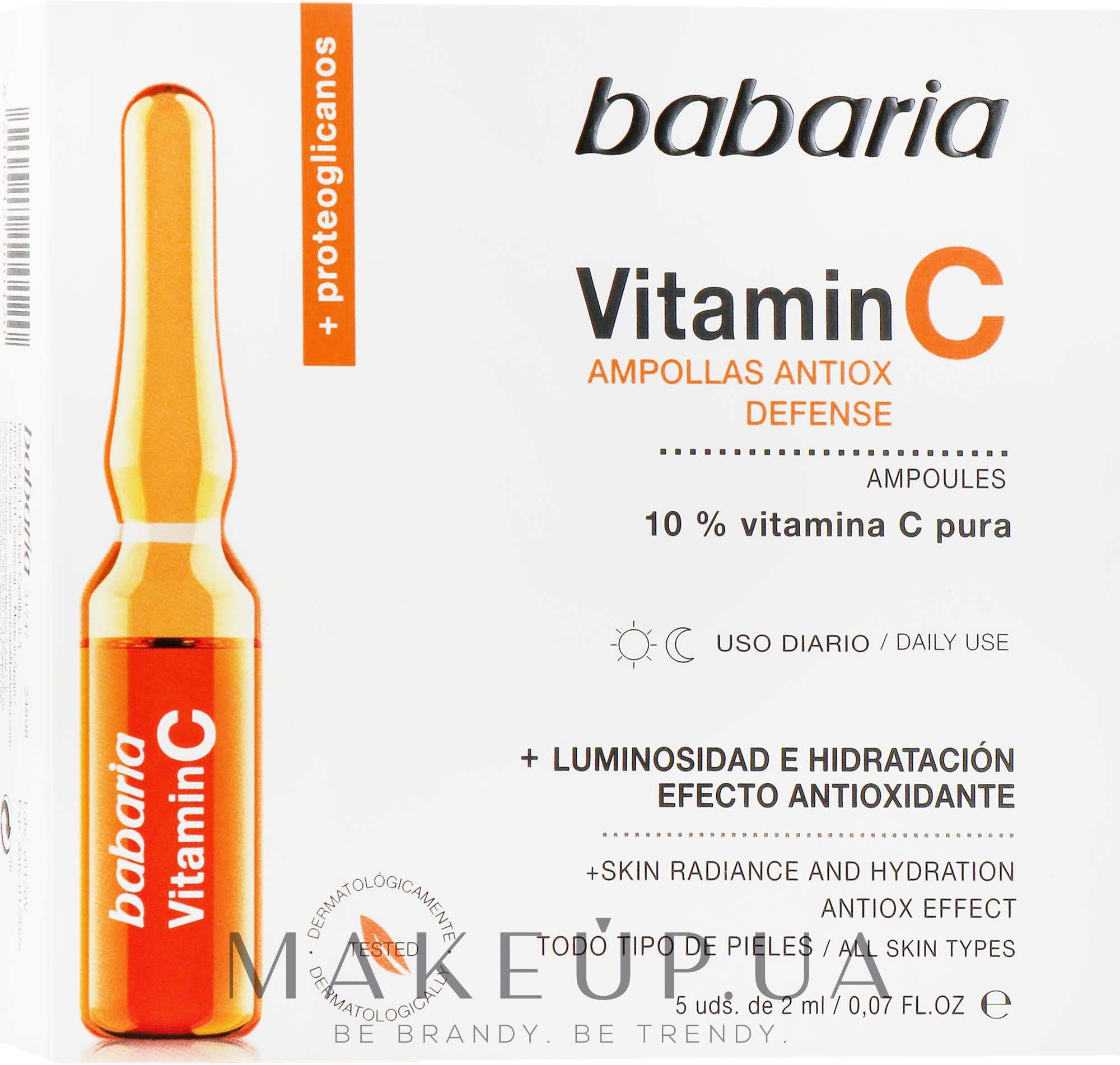 Сыворотка для кожи лица - Babaria Vitamin C Ampoule — фото 5x2ml