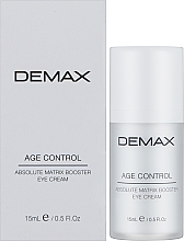 Моделирующая сыворотка для контура глаз - Demax Age Control Absolute Eye Cream Matrix Booster — фото N2