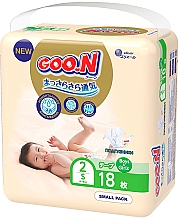 Подгузники Premium Soft для детей (S, 4-8 кг, 18 шт) - Goo.N — фото N2